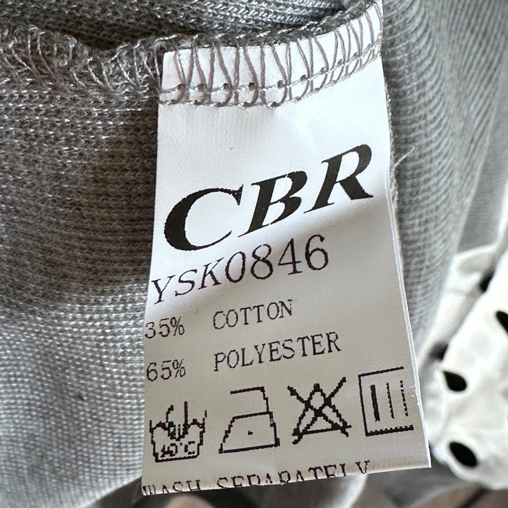 CBR Gray Ribbed Sweater - Picture 7 of 7